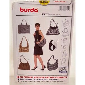 #8305 Burda Misses Bag Purse Handbag Sewing Pattern